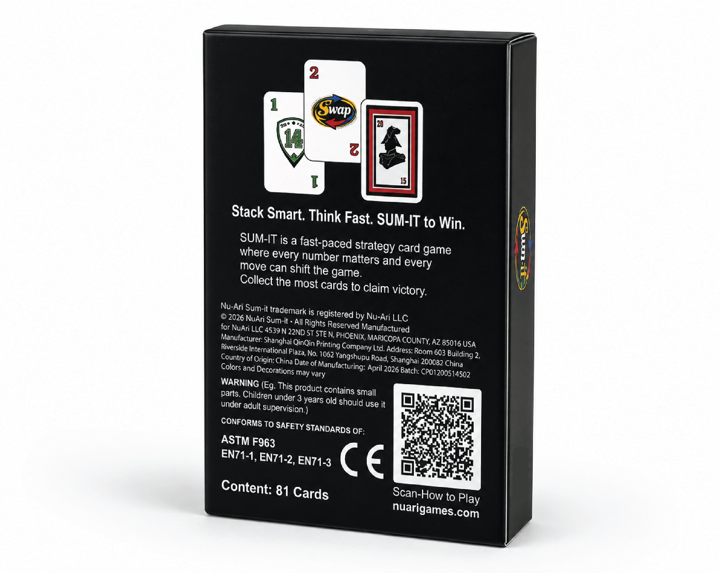 NuAri Sum-it Card Game